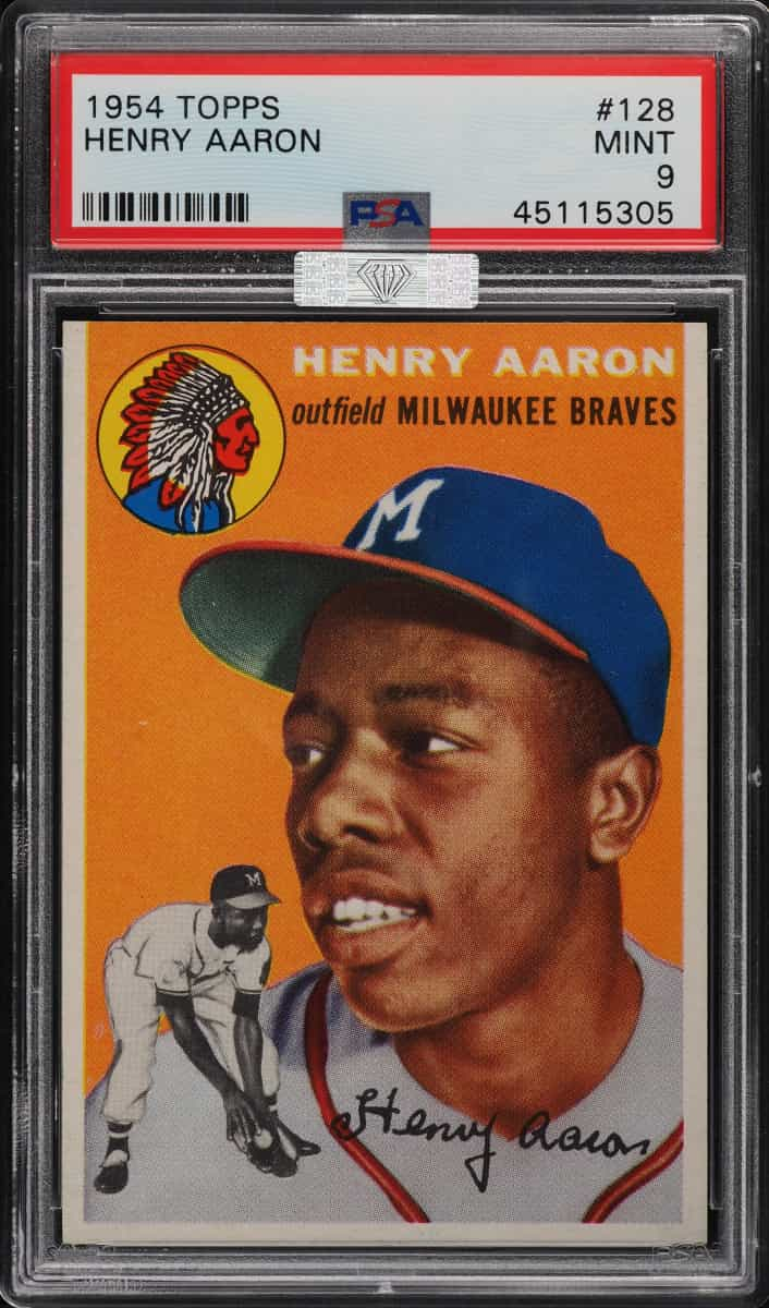 1954 Topps Hank Aaron Rookie Card